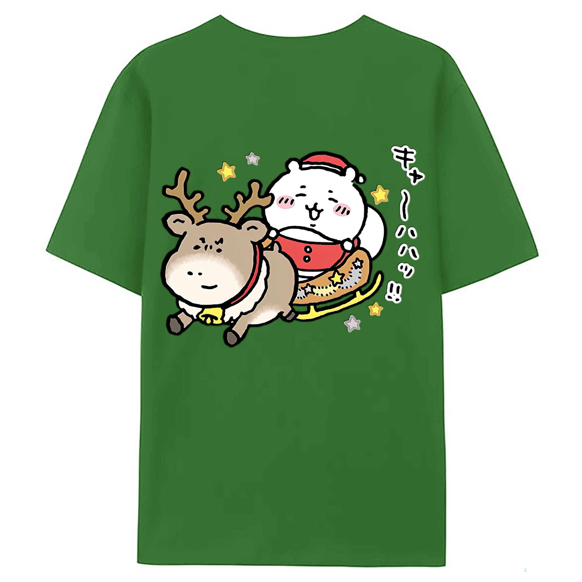 （画像用） ちいかわ ちいかわ Chii-kawa chiikawa レディース半袖Tシャツ(バックプリント)